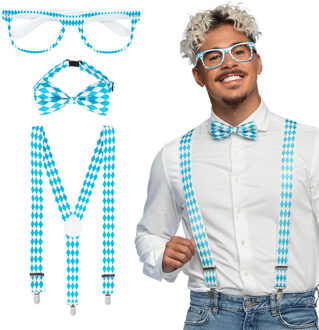 Bavaria Oktoberfest Accessoire Set 3-Delig Multikleur - Print