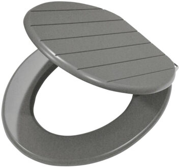 Baya wc-bril - Softclose - MDF - Lavagrijs