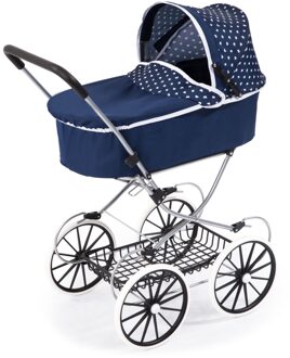 Bayer Dolls Pram Classic Deluxe - Blue (12151AA) Blauw