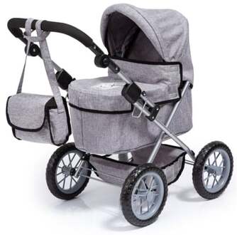 Bayer Dolls Pram Trendy - Grey (13010AA) Grijs