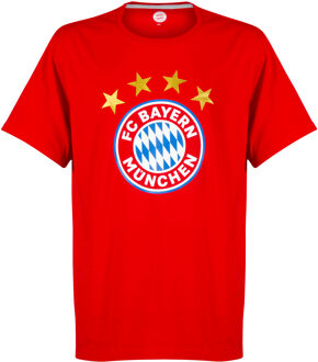 Bayern Munchen Logo T-Shirt - Rood - 2018 2019 - XL
