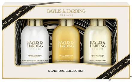 Baylis Harding Geschenkset Baylis & Harding Sweet Mandarin Luxury Bathing Mini Treat Gift Set 3 x 100 ml