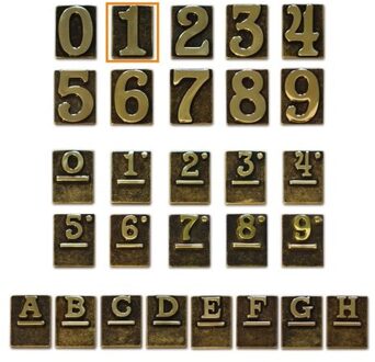 Bb-Alubox Alubox Alubox Nc/1 Huis Nummer Koperuil 50NC 1/Ob