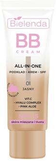 BB Crème Bielenda BB Cream All in One Foundation Combination and Oily Skin 01 Light 30 g