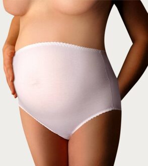 BB Zwangerschapsslip Classic Wit met comfortabele pasvorm - M|XL|