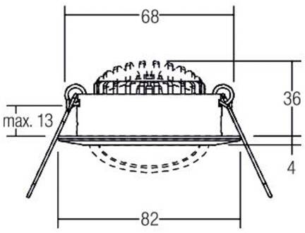 BB03 inbouw DALI aansluitbox wit structuurwit