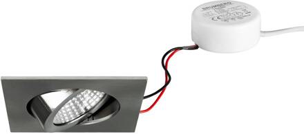 BB05 inbouw RC driver rond nikkel mat mat nikkel