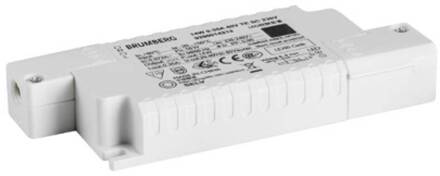 BB20 IP65 RC inbouwdriver hoekig wit structuur wit