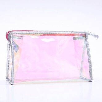 BBL Helder Transparant Plastic PVC Reizen Make-Up Tas Toilettas Zip Cosmetische Bag Pouch Beauty Organisator Neceser Maquillaje 1