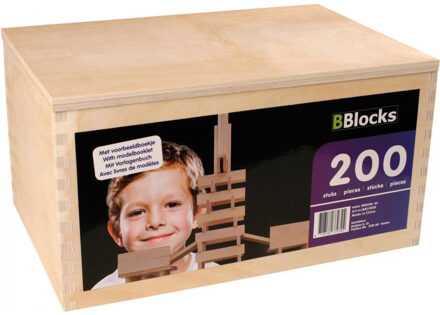 BBlocks 200 Stuks In Kist - Blokken Bblocks