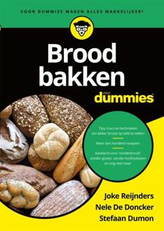 BBNC Uitgevers Brood bakken voor dummies - Boek Joke Reijnders (9045353792)