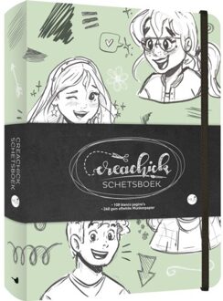 BBNC Uitgevers Creachick Schetsboek / Sage Green - CreaChick