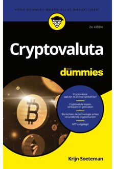 BBNC Uitgevers Cryptovaluta Voor Dummies - Voor Dummies - Krijn Soeteman