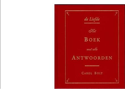 BBNC Uitgevers De Liefde - boek met alle antwoorden - mini - Boek Carol Bolt (9045301091)