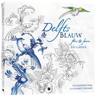 BBNC Uitgevers Delfts Blauw Flora & Fauna Kleurboek - Annemarie Vermaak