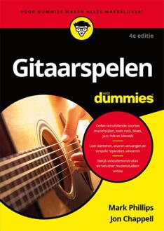 BBNC Uitgevers Gitaarspelen voor Dummies - Boek Mark Phillips (9045351943)