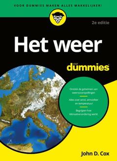 BBNC Uitgevers Het Weer Voor Dummies, 2e Editie - Voor Dummies - John D. Cox