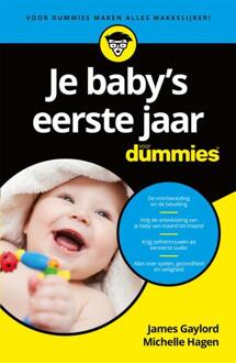 BBNC Uitgevers Je baby's eerste jaar voor Dummies - Boek James Gaylord (904535036X)