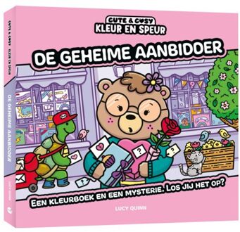 BBNC Uitgevers Kleur En Speur: De Geheime Aanbidder - Cute & Cosy - Lucy Quinn