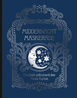 BBNC Uitgevers Middernacht Maskerade kleurboek 64 blz