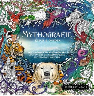 BBNC Uitgevers Mythografie, kleur en ontdek wilde winter. - (ISBN:9789045327426)