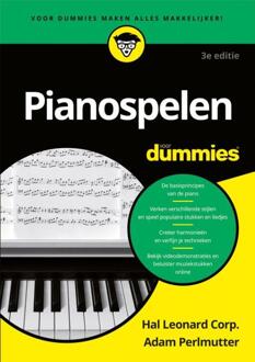 BBNC Uitgevers Pianospelen voor dummies - Boek Adam Perlmutter (904535327X)