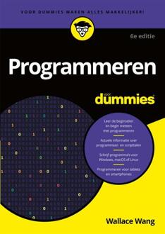 BBNC Uitgevers Programmeren voor Dummies - Boek Wallace Wang (9045355450)