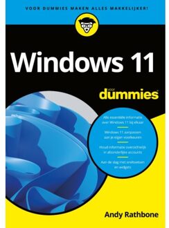BBNC Uitgevers Windows 11 Voor Dummies - Voor Dummies - Andy Rathbone