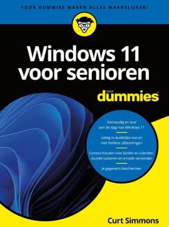 BBNC Uitgevers Windows 11 Voor Senioren Voor Dummies - Voor Dummies - Peter Weverka