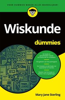 BBNC Uitgevers Wiskunde voor Dummies - Boek Mary Jane Sterling (9045354934)