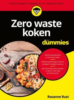 BBNC Uitgevers Zero Waste Koken Voor Dummies - Voor Dummies - Rosanne Rust
