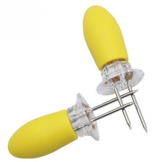 Bbq Accessoires 8 Stuks Rvs Corn Houders Spiesjes Gaffel Jumbo Maïskolven Houders Dog Vlees Vorken keuken