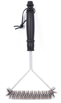 BBQ borstel - 30 cm - staal / kunststof - met ophangkoord