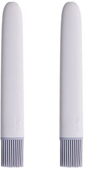 Bbq Borstel Siliconen Bakken Cake Brood Gebak Vloeibare Olie Boter Eten Steak Pen Buis Borstel Barbecue Keuken Accessoires Tool grijs