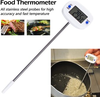 Bbq Chocolade Oven Draaibare Digitale Voedsel Koken Thermometer Melk Water Olie Elektronische Sonde
