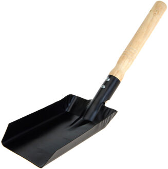 BBQ Collection Barbecue/BBQ schep - zwart - metaal - 37 cm - Kolen/briquetten scheppen