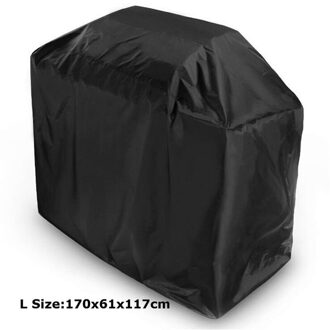 Bbq Cover Waterdichte Heavy Duty Bbq Grill Cover Mat Pad Vel Grote Outdoor Black Waterdichte Bbq Grill Barbeque Covers Slip L 170X117X61CM