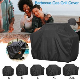 Bbq Cover Waterdichte Outdoor Anti Dust Grill Cover Rain Protector Voor Bbq Accessoires Zwart Barbecue Grill Camping Accessoires 80X66X100CM