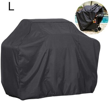 Bbq Cover Waterdichte Outdoor Anti Dust Grill Cover Tuin Yard Rain Protector Voor Bbq Accessoires Zwart Barbecue Grill 145x61x117cm