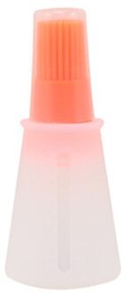 Bbq Draagbare Siliconen Olie Fles Met Borstel Grill Olie Borstels Vloeibare Olie Gebak Keuken Bakken Bbq Gereedschap Keuken Gereedschap Voor bbq oranje-met hoes