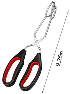 Bbq Gereedschap Rvs Tang Schaar Type Gegrilde Voedsel Clip Barbecue Accessoires Draagbare Tang Outdoor Keuken Gadget 23.5cm