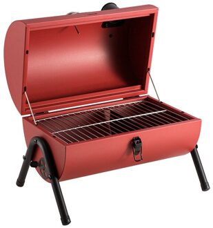 Bbq Grill Voor Campinportable Barbecue Grills Voor Reis Barbecue Grills Gratis Houtskool Plank Borstel Barbecue Gereedschap Houtskool Grills Outdoor grill rood
