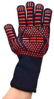 Bbq Handschoenen 800 Graden Warmte-isolatie, Brandwerende, Antislip Siliconen Handschoenen, Barbecue Handschoenen, gebruikt Voor Koken Oven Barbecue A9