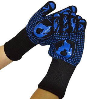 Bbq Handschoenen Hoge Temperatuur Hittebestendige Brandwerende Magnetron Keuken Handschoen Ovenwanten Glove-ldh