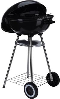 Bbq op wielen Ø46cm zwart