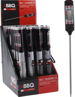 Bbq Vleesthermometer digitaal b/o zwart