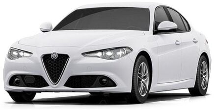 Bburago Modelauto - Alfa Romeo Giulia - wit - schaal 1:43 - speelgoedauto