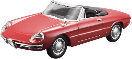 Bburago Modelauto - Alfa Romeo - rood - 1:23 - speelgoedauto
