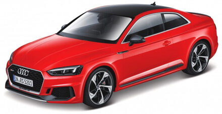 Bburago Modelauto Audi RS5 Coupe rood schaal 1:24/19 x 8 x 5 cm