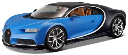 Bburago Modelauto Bugatti Chiron 1:43 blauw